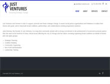 Tablet Screenshot of just-ventures.com